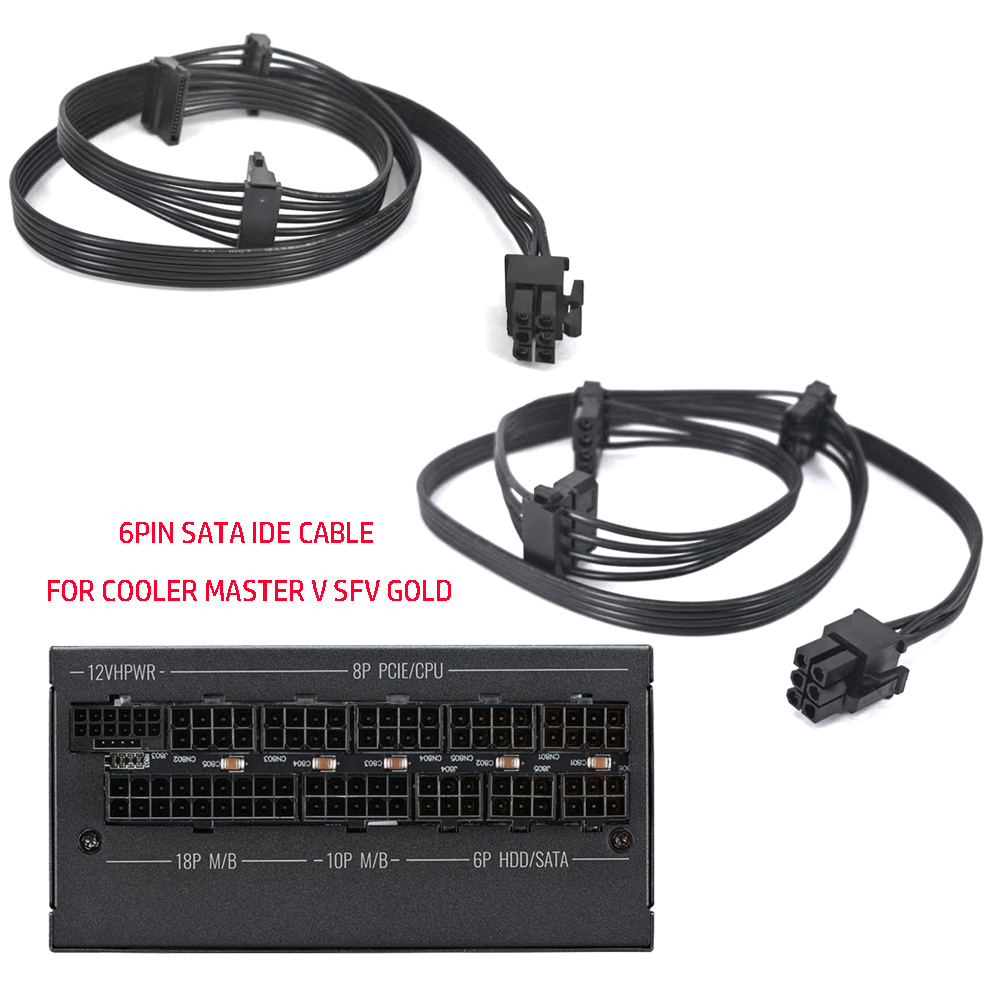 6PIN PCIE Ke 3 * Kabel SATA Mo - Sfx Modular Power Supply 850W Gold ulasan dan harga