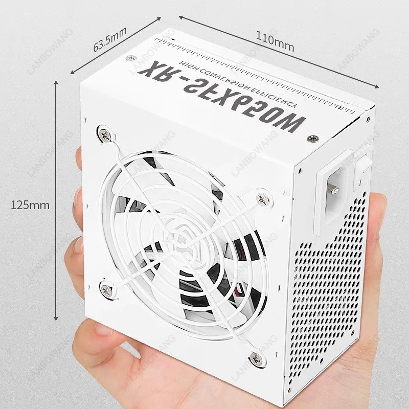 White SFX PSU Modular Penuh 55 - 750W Sfx Fully Modular Power Supply ulasan dan harga